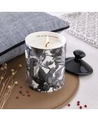 Vela aromática en tarro negro de porcelana de Zanzíbar - pimienta rosa - 315 g