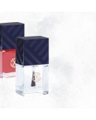 Kit de 3 vernis à ongles avec base coat et top coat nu / rouge /violet