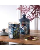 Duftkerze in einem Sansibar-Porzellanglas - Marineblaues Safranpulver - 315 g