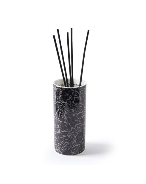 Diffuseur en porcelaine Arabesque Cèdre blanc /noir - 100 ml