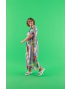 Raida Zoom blaues Maxikleid aus Baumwolle