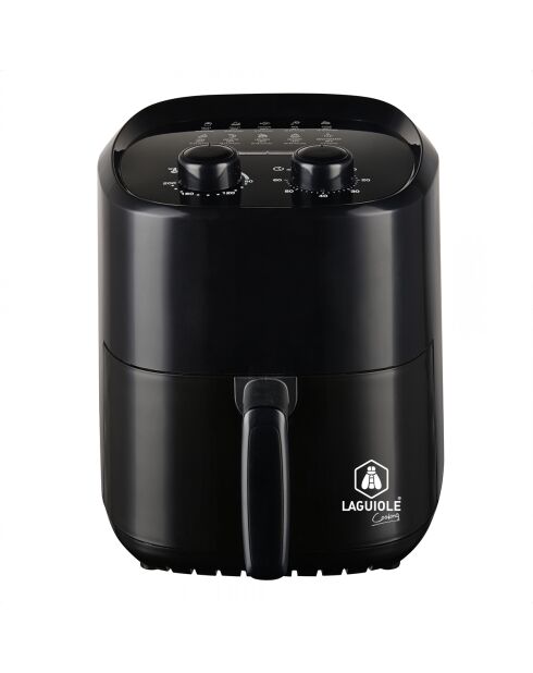 Freidora de aire caliente negra - 3,2 L