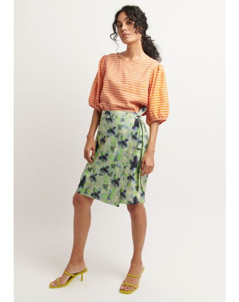 Groene korte rok van Jupku Dots