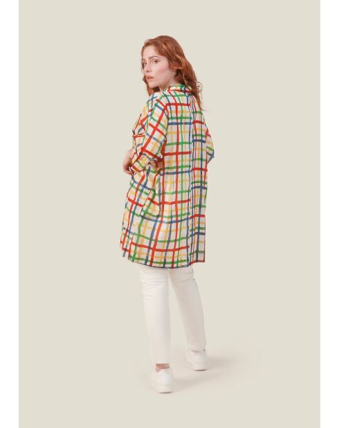 Tunique en coton Remi Vichy multicolore