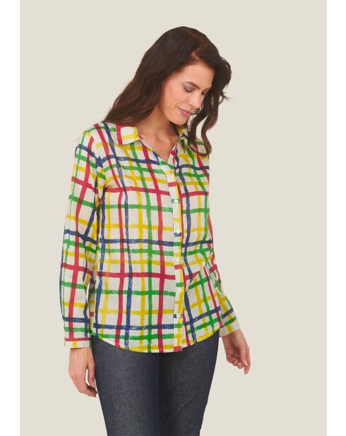 Camicia in cotone multicolor Classe Vichy