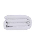 Housse de couette satin de en coton Julia gris perle