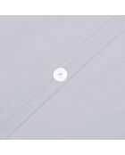 Housse de couette satin de en coton Julia gris perle