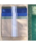 Cuscino da spiaggia St Tropez in cotone beige - 39x25 cm