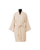 Carla Bademantel aus Baumwollgaze im Kimono-Design, 64 x 95 x 1 cm, Rosa