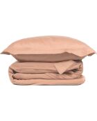 Parure de lit en satin de coton Julia rose