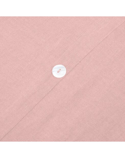 Parure de lit en satin de coton Julia rose