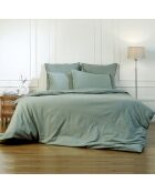 Drap housse en coton lavé Luna vert céladon