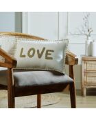 Kissen aus Baumwollsegeltuch Xlove Sand