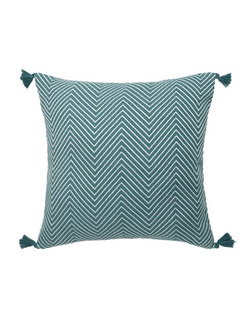 Fodera per cuscino Amsterdam in cotone verde kaki