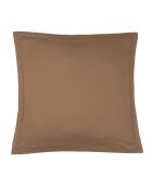 Parure de lit en satin de coton Julia caramel