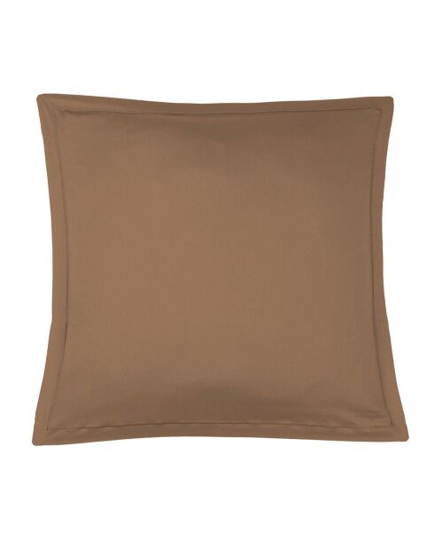 Parure de lit en satin de coton Julia caramel