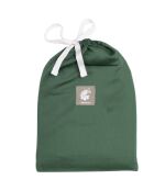 Parure de lit en satin de coton Julia vert sauge