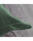 Parure de lit en satin de coton Julia vert sauge