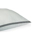 Weißes Kissen aus Baumwollleinen Victor