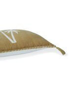 Oasis Velours Sable kussen van katoenfluweel
