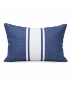 Cuscino da spiaggia St Tropez in cotone jeans blue - 39x25 cm