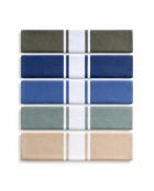 Cuscino da spiaggia St Tropez in cotone jeans blue - 39x25 cm