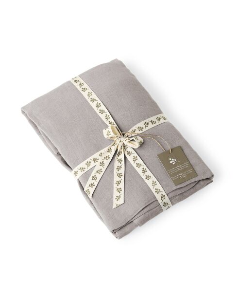 Lot de 2 Taies d'oreiller lin lavé Camille naturelles