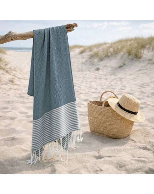 Ibiza katoen fouta saliegroen - 100x200 cm