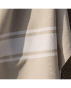 Fouta St Tropez de algodón beige XXL - 200x200 cm
