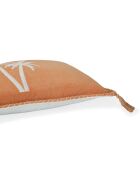 Oasis Velours Terre de Sienne kussen van katoenfluweel