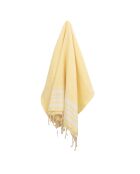 Newport Baumwollfouta hellgelb - 100x200 cm