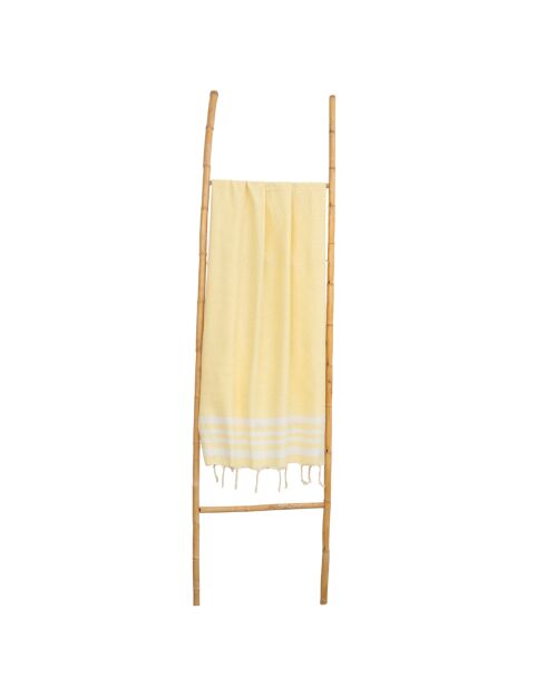 Newport Baumwollfouta hellgelb - 100x200 cm