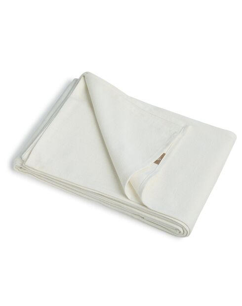 Mantel Louis de lona de algodón blanco