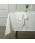 Mantel Louis de lona de algodón blanco