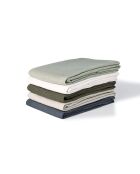 Lot de 2 Taies d'oreiller lin lavé Camille vert kaki
