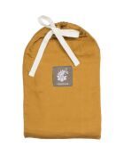 Parure de lit en satin de coton Julia jaune safran