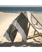 Ibiza kakigroene XXL katoenen fouta - 200x200 cm