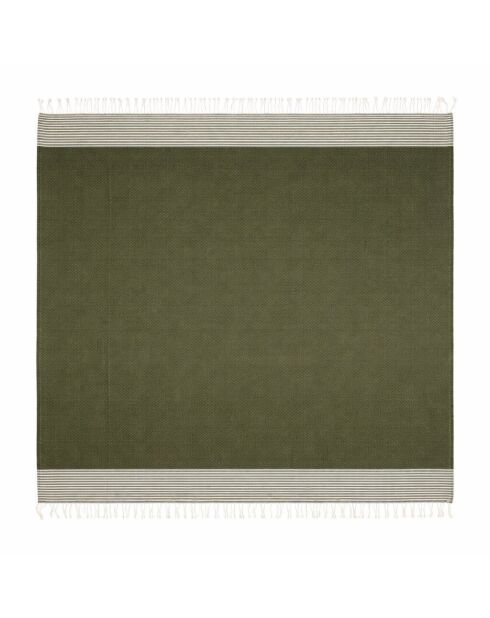 Ibiza kakigroene XXL katoenen fouta - 200x200 cm