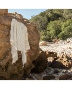 Hossegor Baumwollfouta aquagrün - 100x200 cm