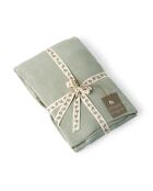 Drap housse lin lavé Camille vert céladon