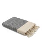 Rio katoenen fouta denim blauw - 100x200 cm