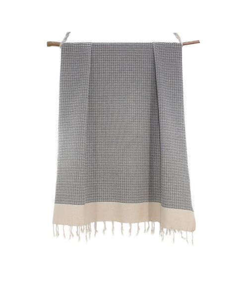 Rio katoenen fouta denim blauw - 100x200 cm