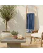 Newport Denimblaue Baumwollfouta - 100x200 cm