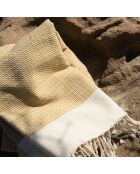 Rio katoenen fouta mosterdgeel - 100x200 cm