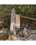 Rio katoenen fouta mosterdgeel - 100x200 cm