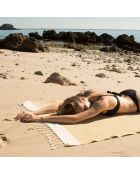 Rio katoenen fouta mosterdgeel - 100x200 cm