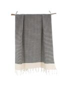 Rio zwarte katoenen fouta - 100x200 cm