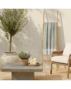 Newport Baumwollfouta Seladon grün - 100x200 cm