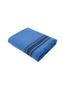 Faro Baumwollschwamm Fouta Denim blau/schwarz - 100x180 cm