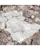 Hossegor aquagroen XXL katoenen fouta - 200x200 cm